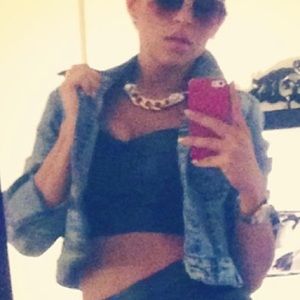 vegan leather bustier